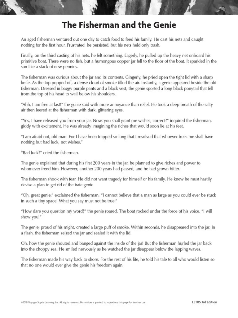 The Fisherman and The Genie PDF