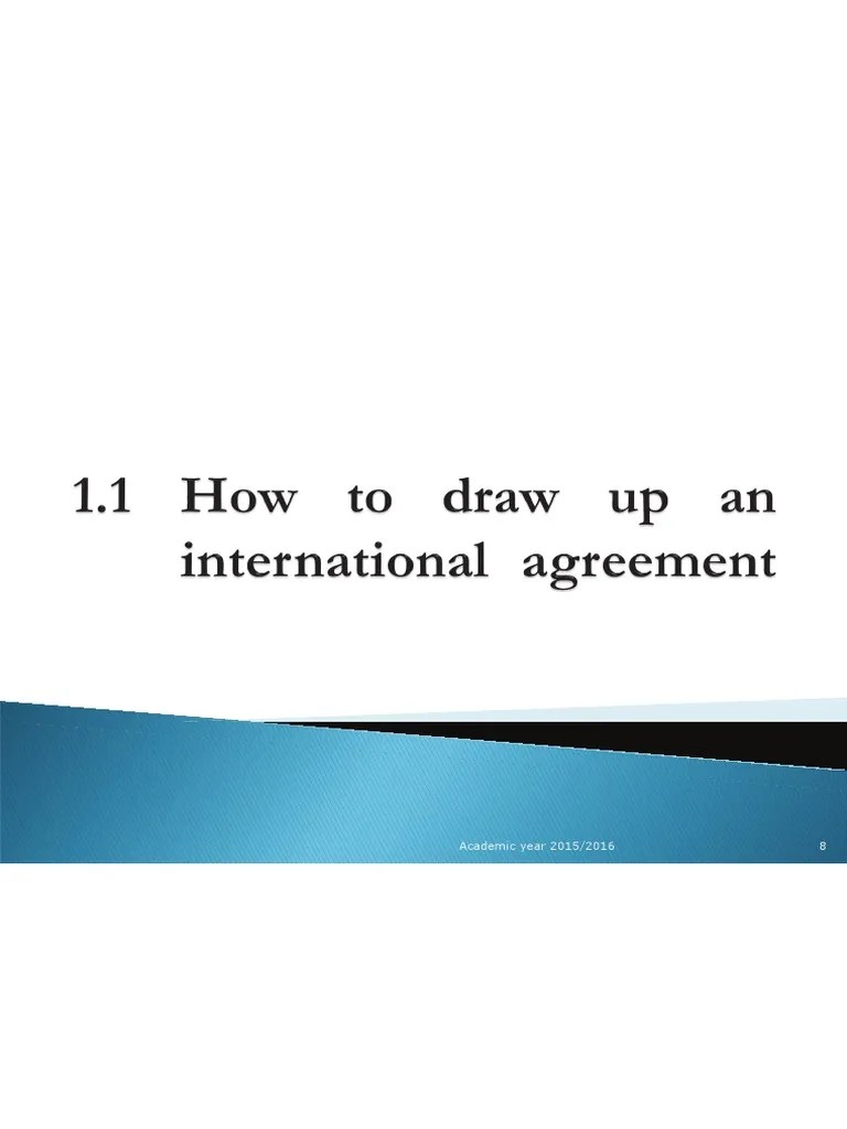 How To Draw Up An International Agreement PDF Indemnity Damages