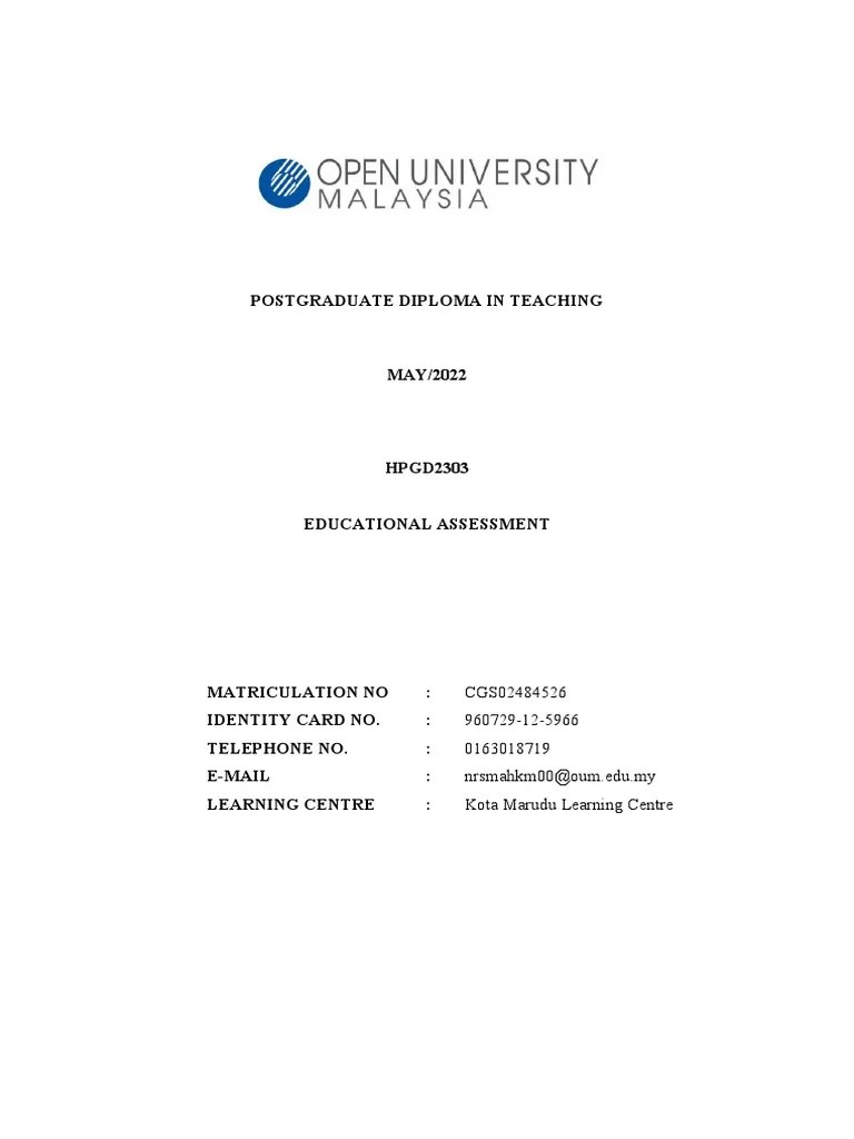 Educational Assesment Final Exam | PDF | Educational Assessment | Teachers