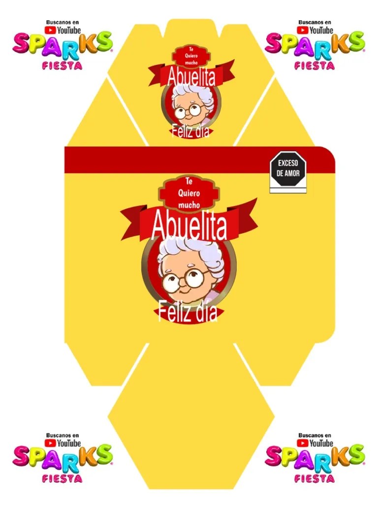 Caja Chocolate Abuelita Editable PDF