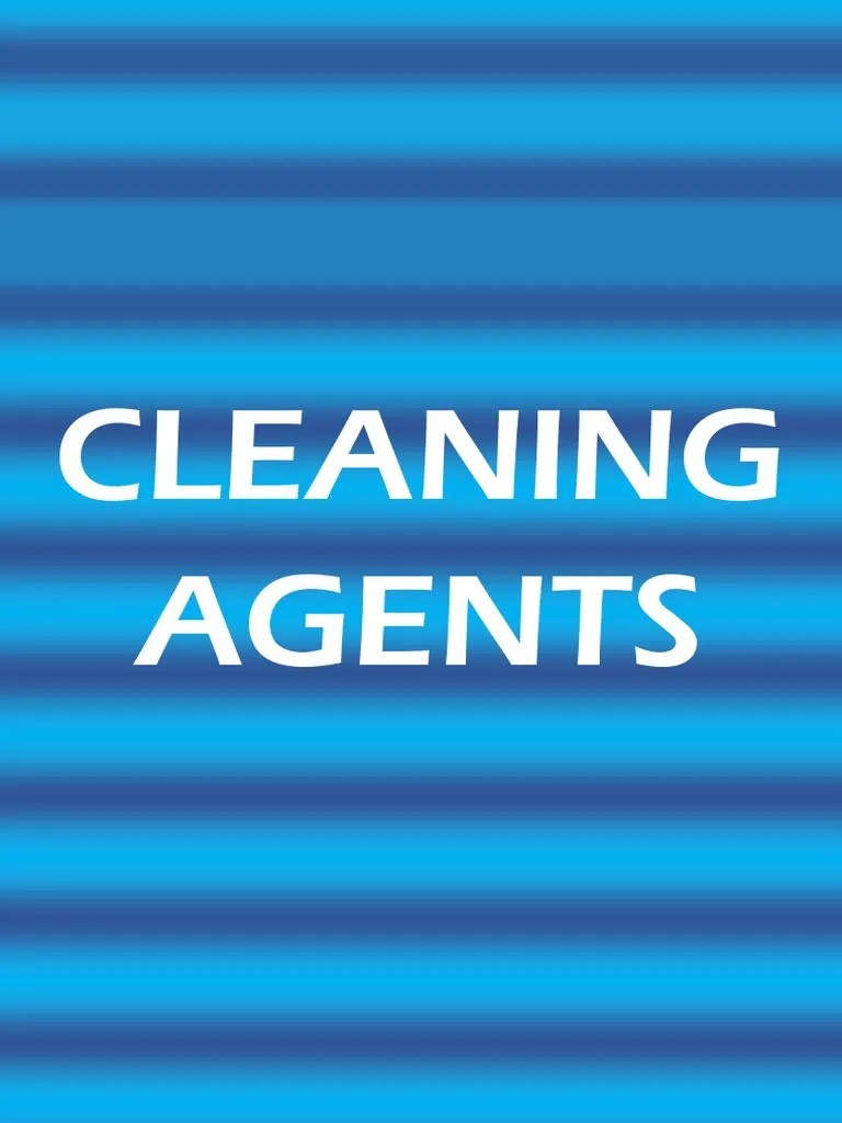 Assignment 2 Cleaning Agents PDF Bathroom Materials