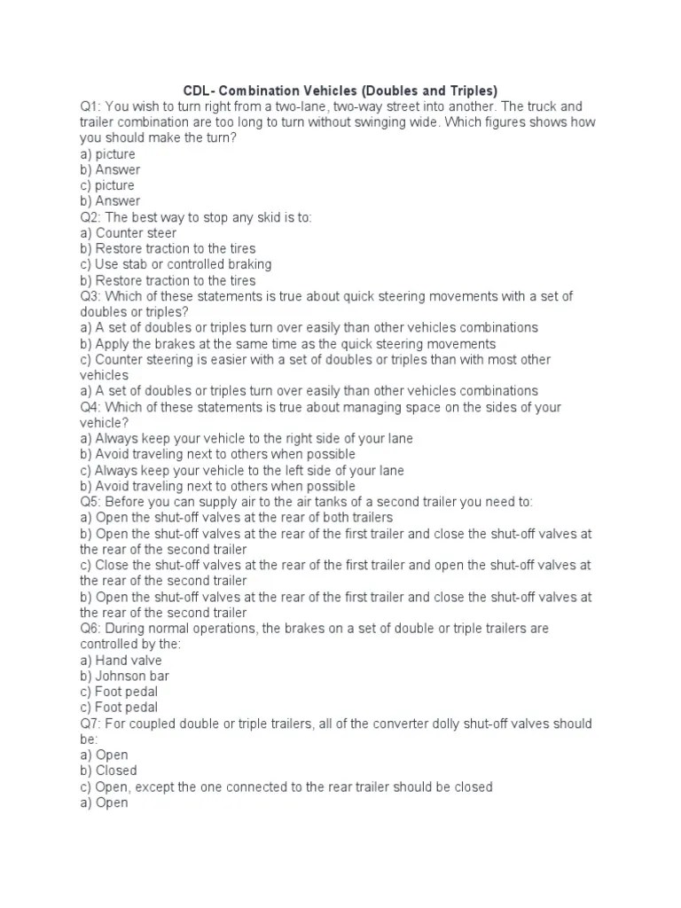 Vehicles (Doubles and Triples) PDF Trailer (Vehicle