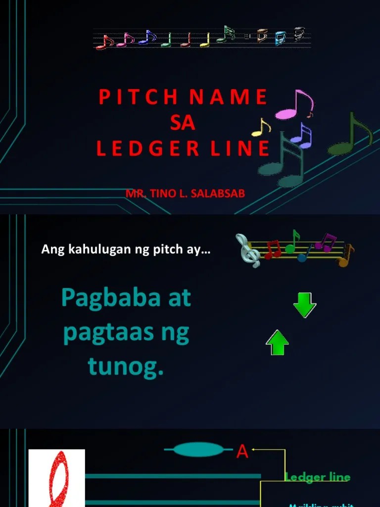 Ang Pitch Name Sa Ledger Line PDF