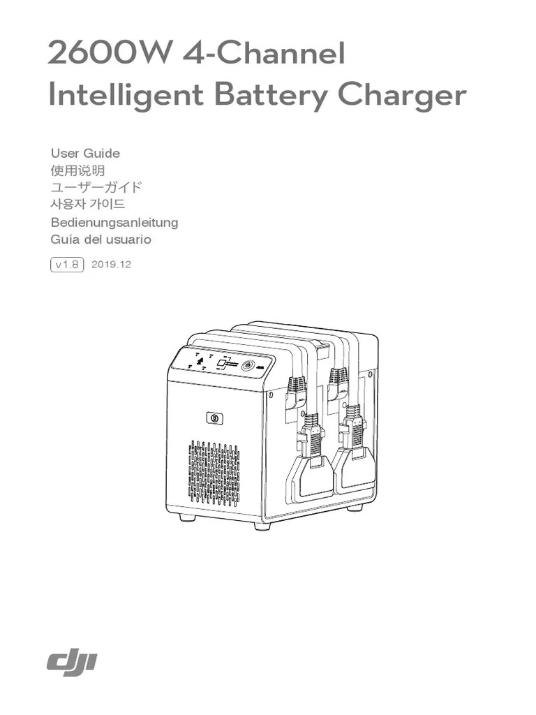2600W 4channel Intelligent Battery Charger User Guide v1.8 Multi | PDF