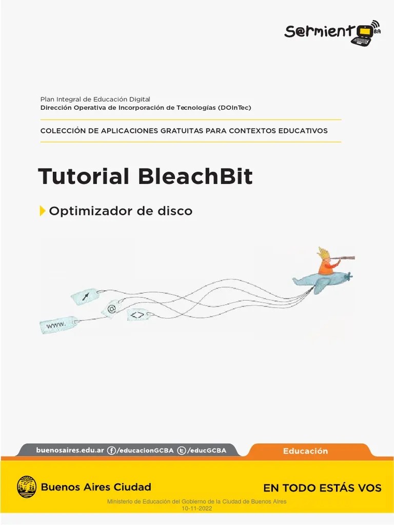 E68657 Tutorial Bleachbit PDF Archivo de computadora Programa de