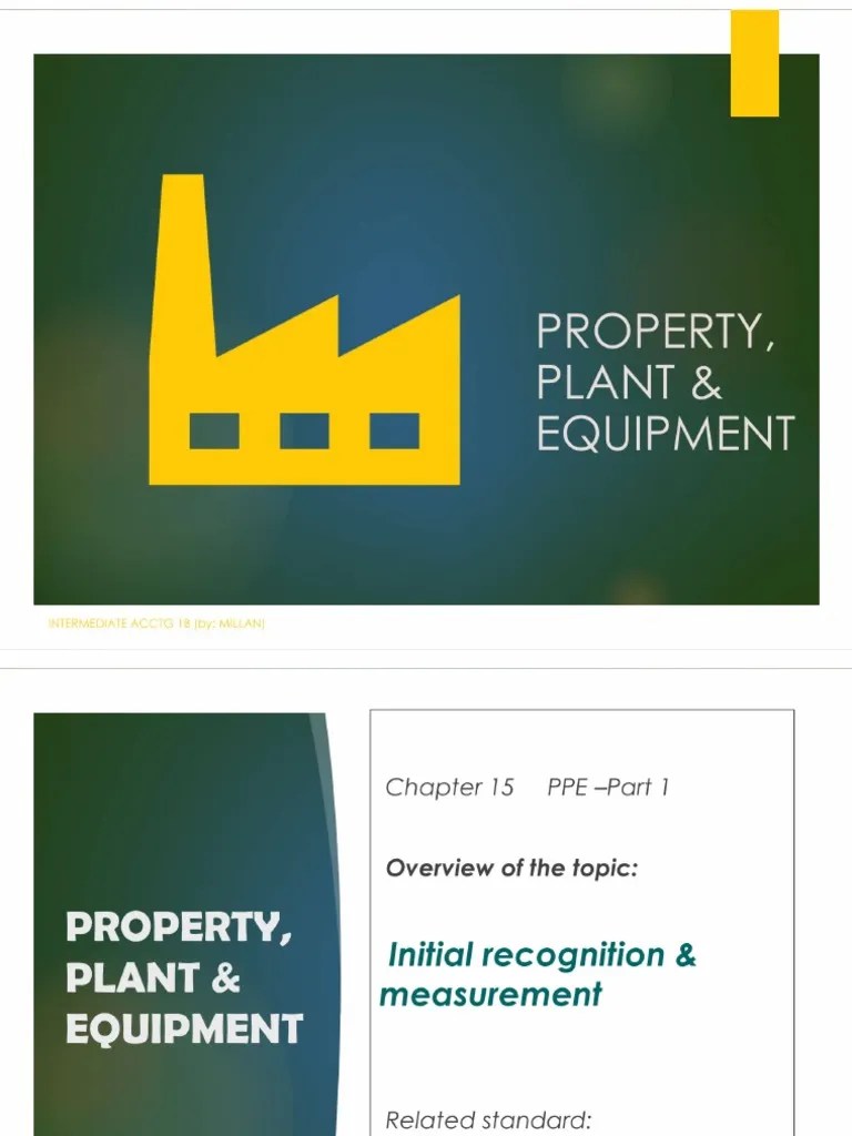Chapter 14 Property Plant and Equipment Part 1 PDF