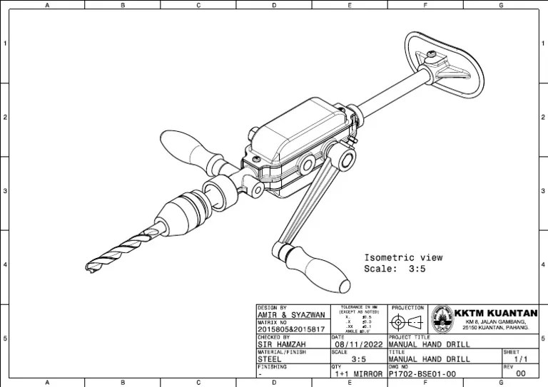 Manual Hand Drill | PDF