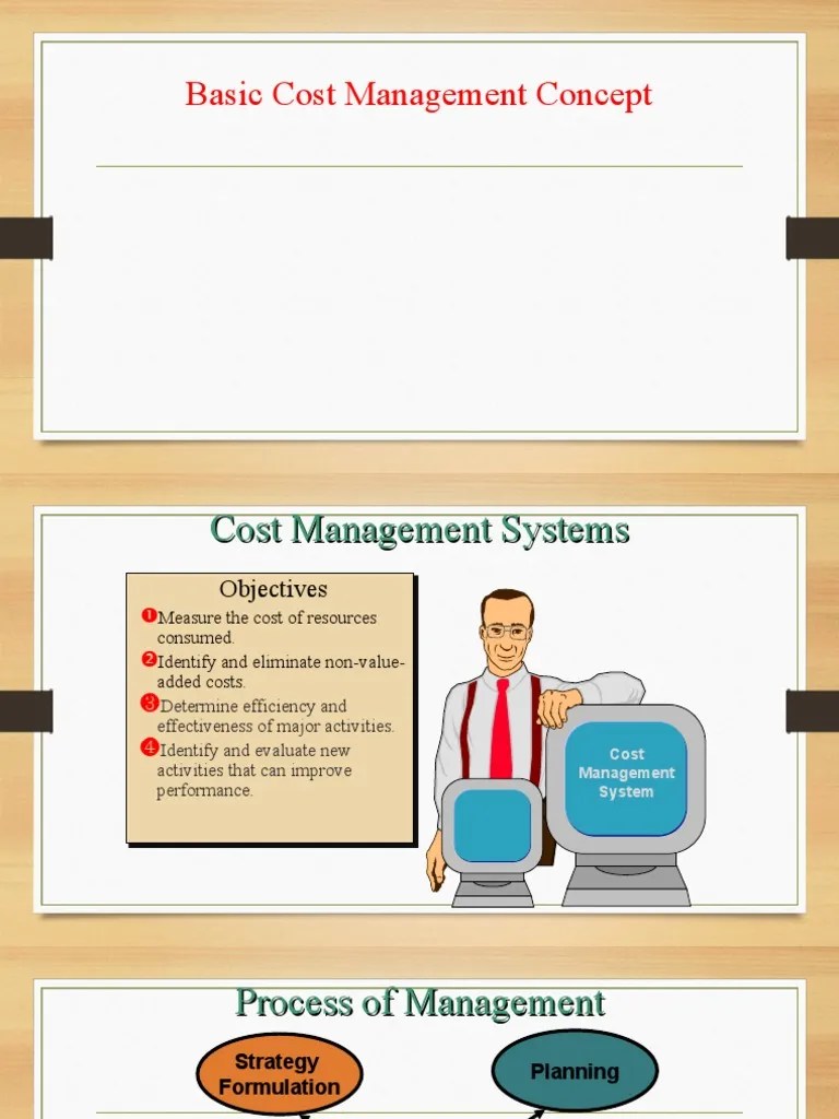 Module 2 Basic Cost Management Concept PDF Inventory Cost Accounting