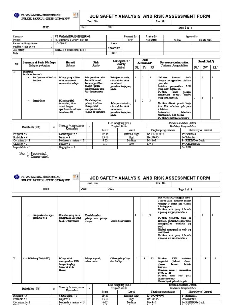 Jsa Install Bolt PDF