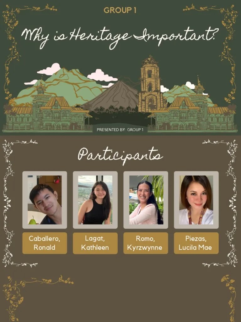 Why Is Heritage Important PDF Tourism Resource