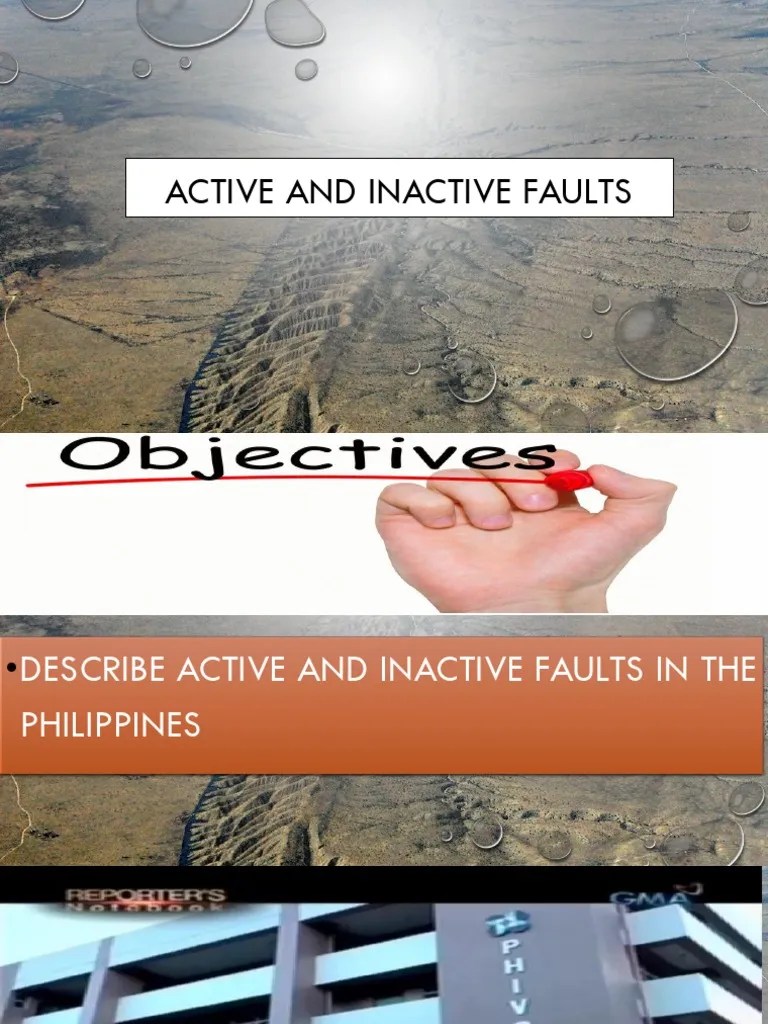 Active and Inactive Faults PDF