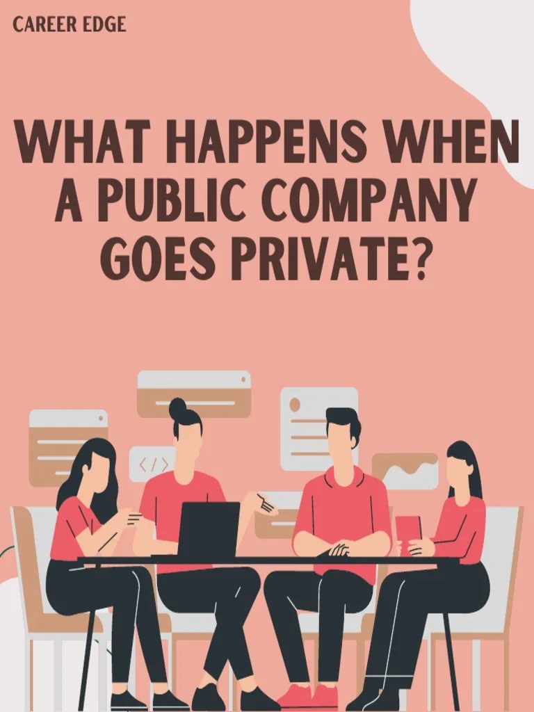 Career Edge What Happens When A Company Goes Private PDF
