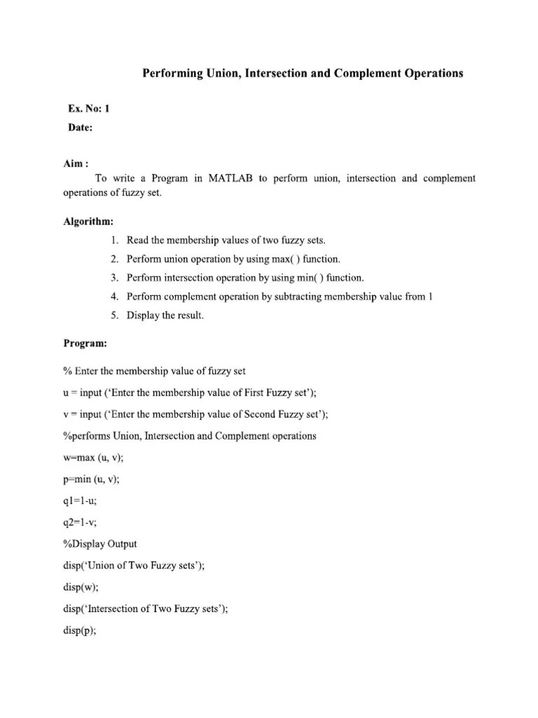 Soft Computing Lab Manual 7th SEM ECE PDF