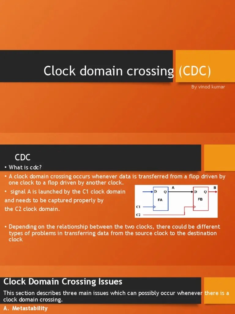 Clock Domain Crossing (CDC) PDF