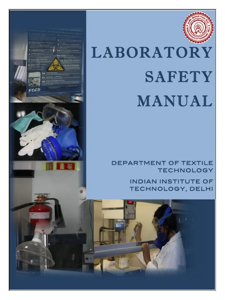 Lab Safety Manual PDF Laboratories Burn