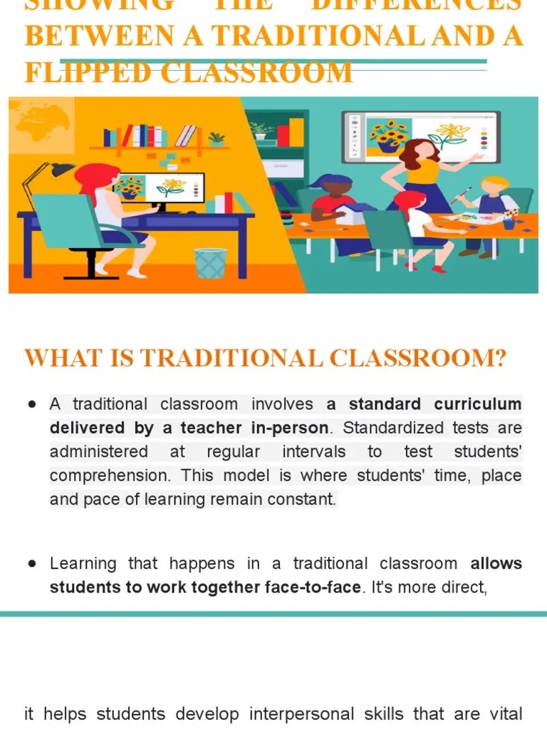 Showing The Differences Between A Traditional and A Flipped Classroom | PDF