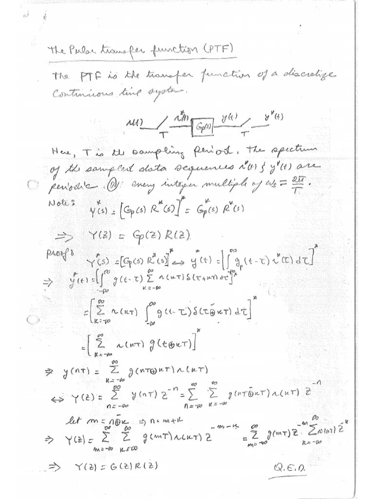 03 Pulse Transfer Function PDF