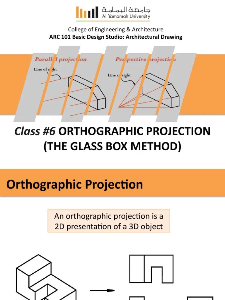 Lecture 6 Orthographic Projection PDF