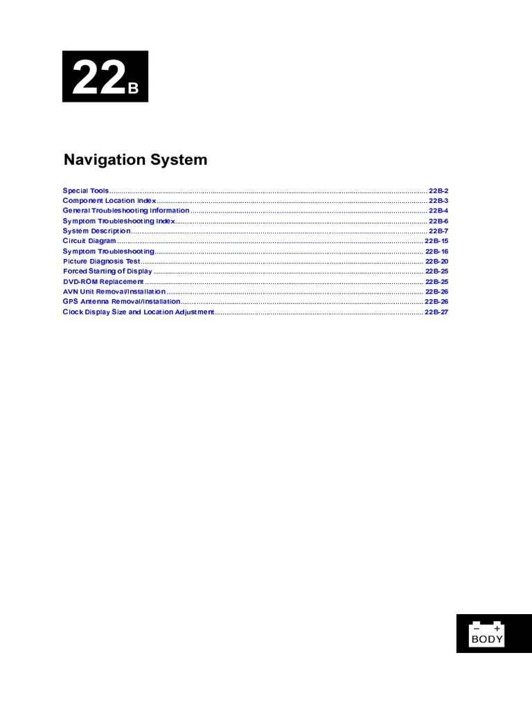 Navigational System PDF