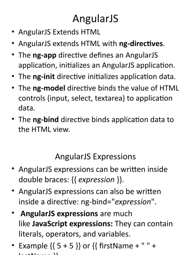 Angular JS PDF