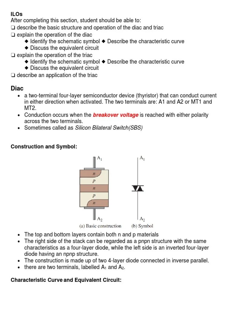 Diac Triac PDF