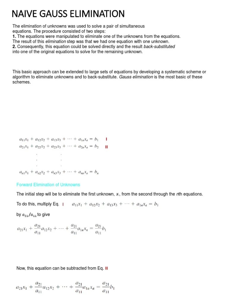 MATH2059 Ozge KK Chapter3 LinearAlgebraicEqs PDF Numerical