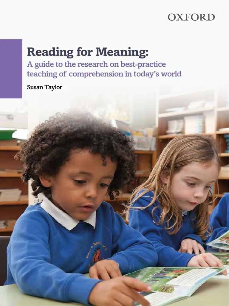 Reading For Meaning PDF Reading Comprehension Phonics