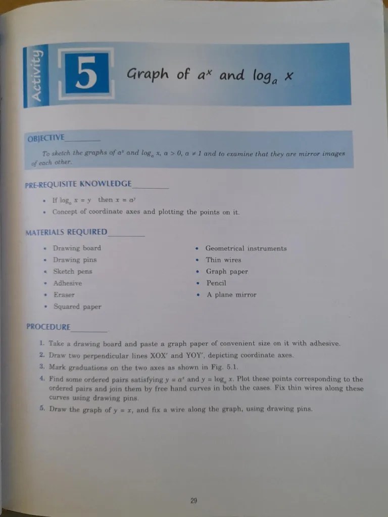 Math Lab Manual Class 12 PDF