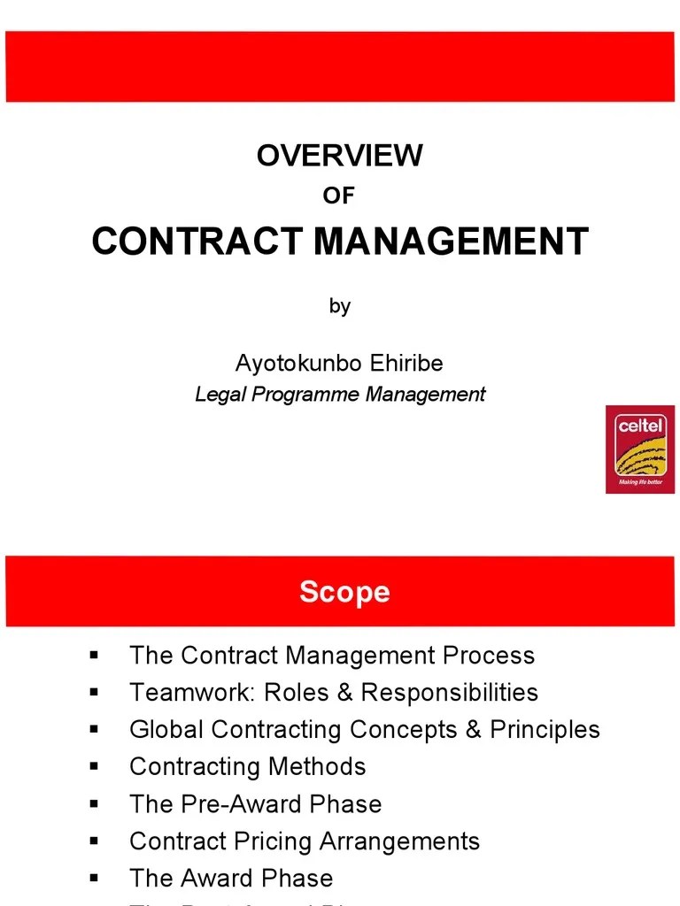 Training on Contract Management Personal Debt Law