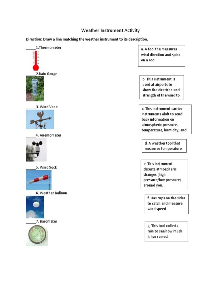 Weather Instrument Sort PDF