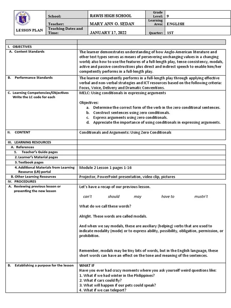 Cot 1 2 PDF Sentence (Linguistics) Linguistics