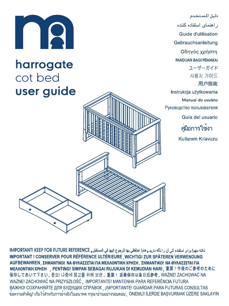 Harrogate Cot Bed Mothercare PDF