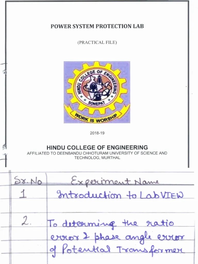 Power System Protection Lab PDF Physical Phenomena Motion (Physics)