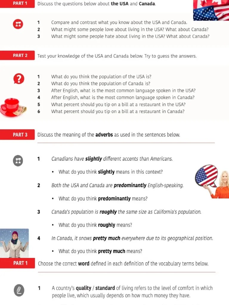 USA vs. CANADA — Similarities & Differences | PDF