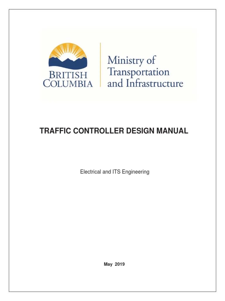 Final Traffic Controller Design Manual 2019 | PDF | Traffic | Documentation