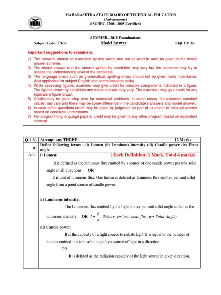 Methods of Single Lamp Control in Illumination Engineering | PDF