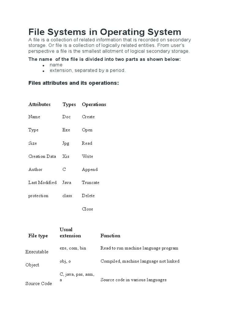 File Management System PDF ClientServer Model Server