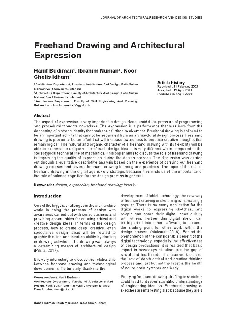 Freehand Drawing and Architectural Expre PDF Drawing Composition