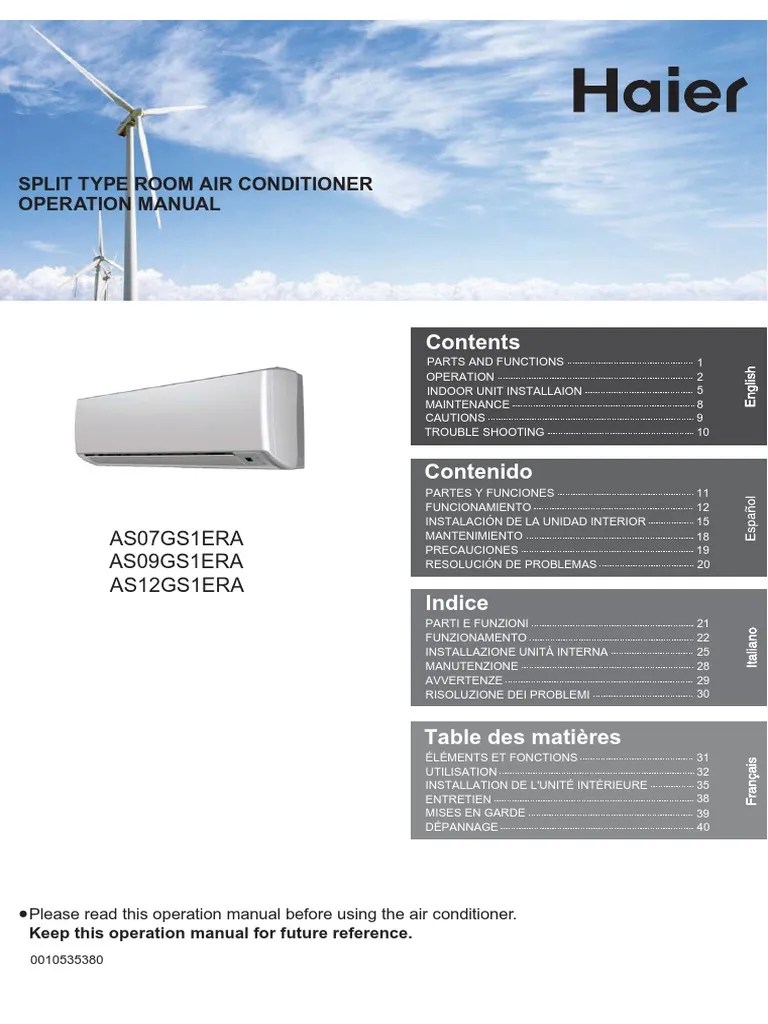 Manual Aire Acondicionado | PDF | Pipe (Fluid Conveyance) | Air