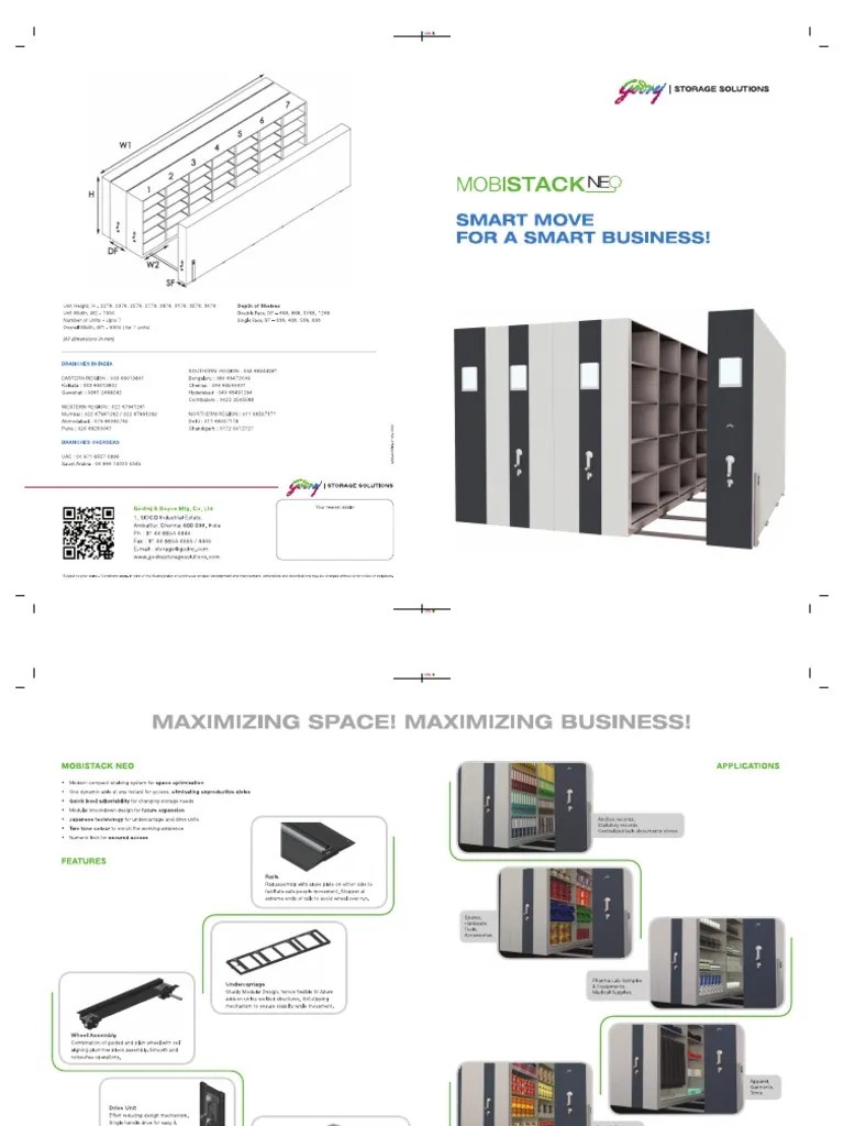Godrej Mobile Storage Compactor PDF