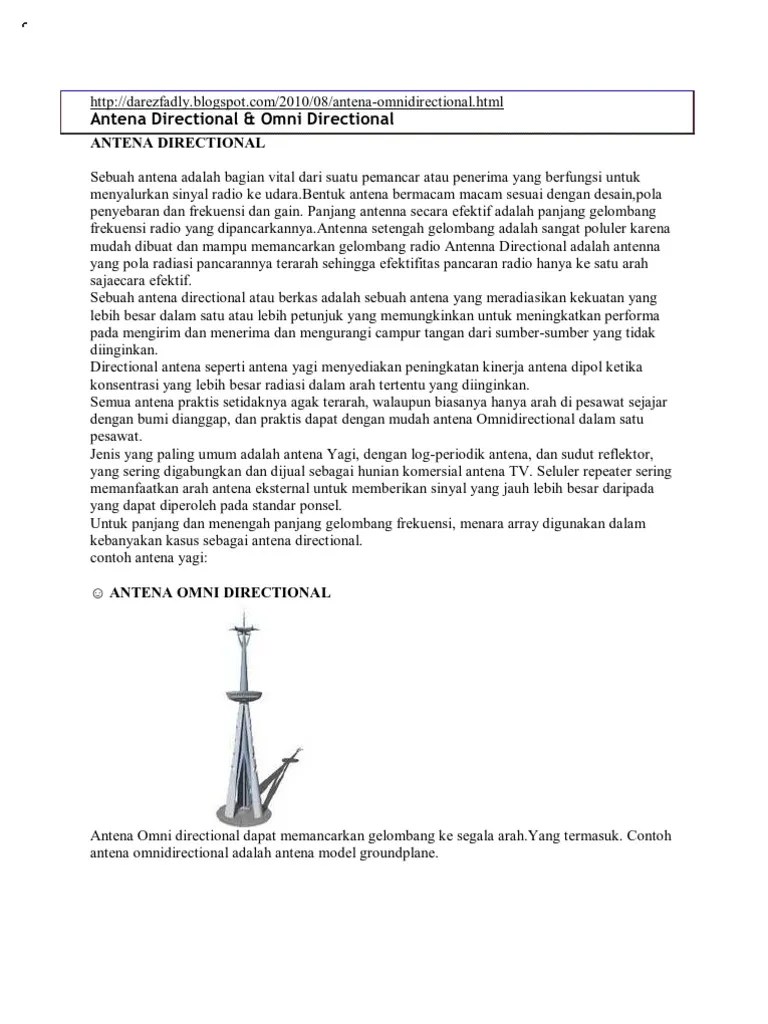 Antena Directional | PDF