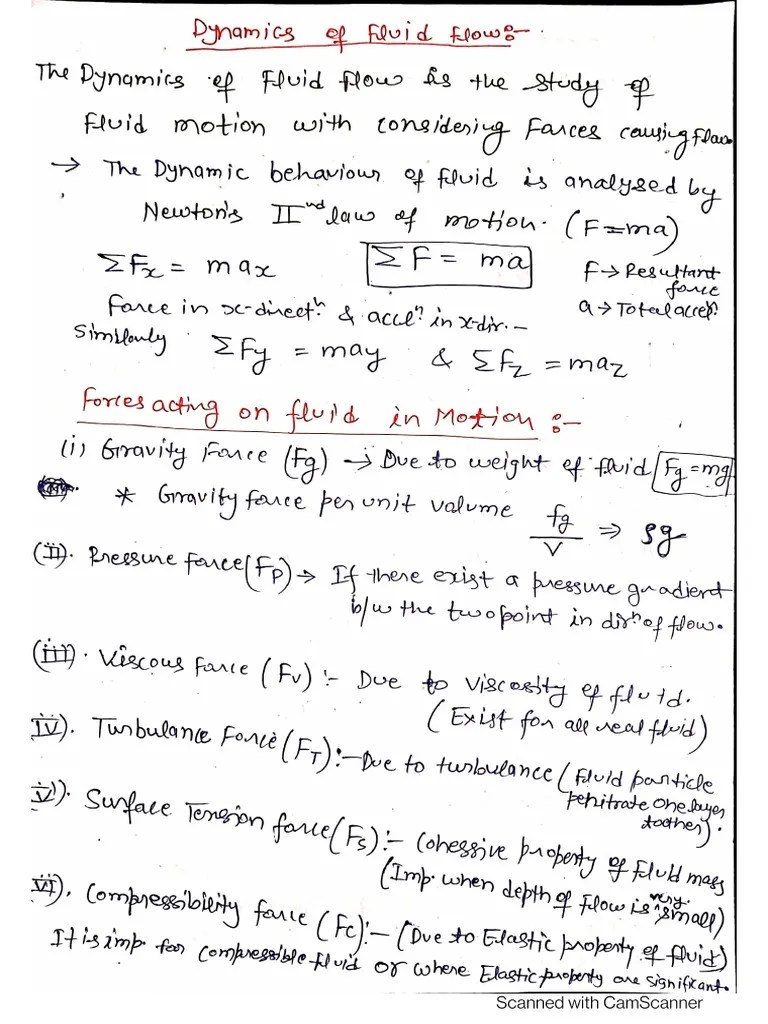 Fluid Dynamics PDF