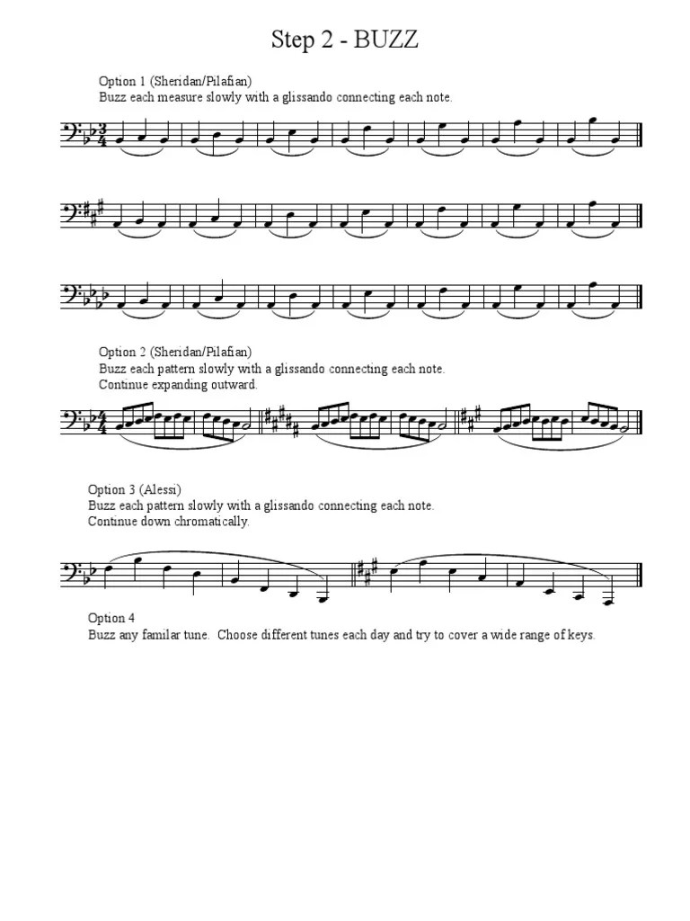 Trombone Daily WarmUp Routine Download Free PDF Elements Of Music Sound