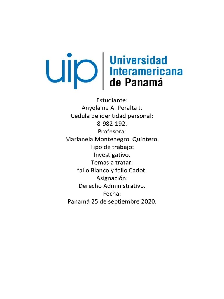 Fallo Blanco y Cadot PDF Jurisdicción Ley Pública