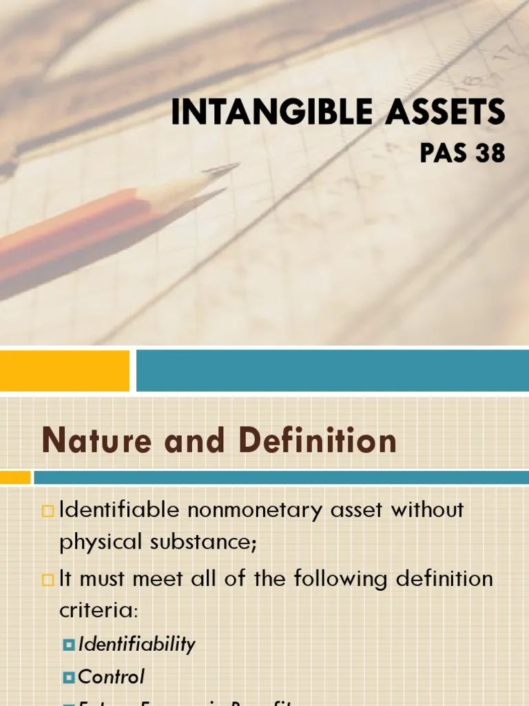 8 Intangible Assets PDF Goodwill (Accounting) Intangible Asset