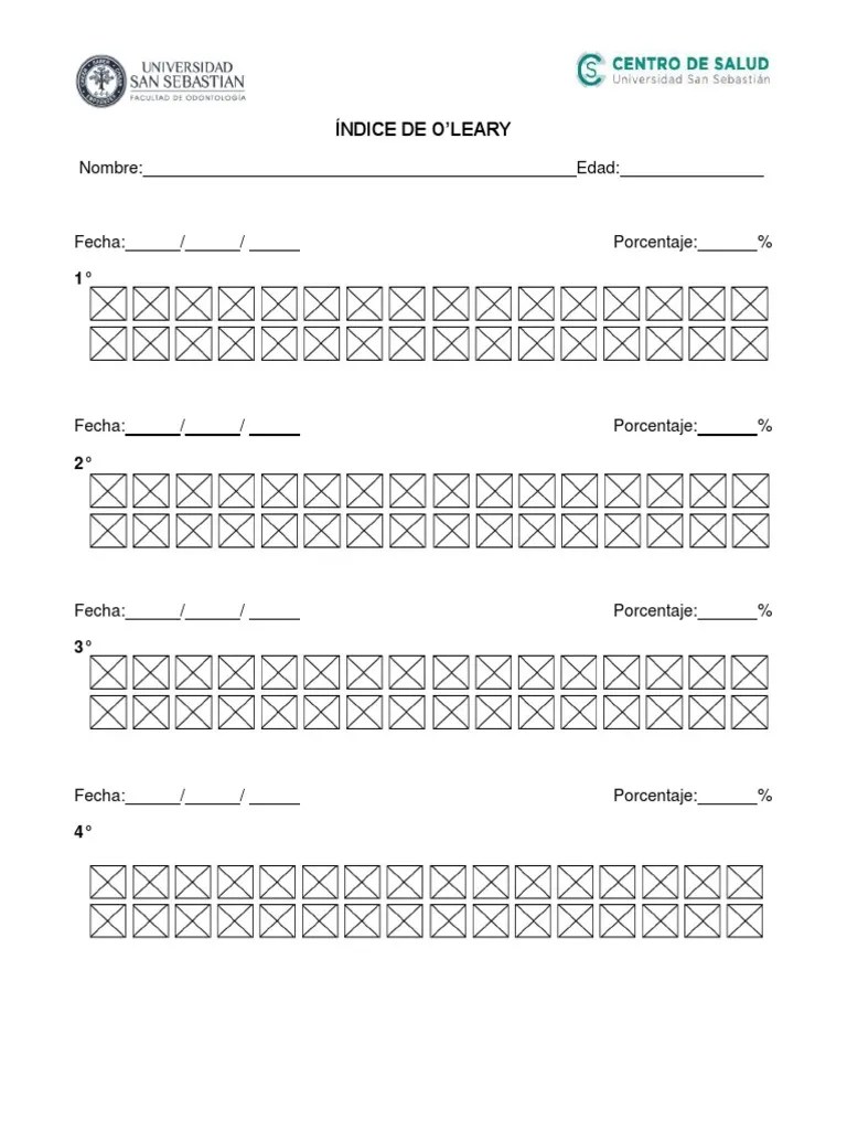 Indice de O Leary PDF