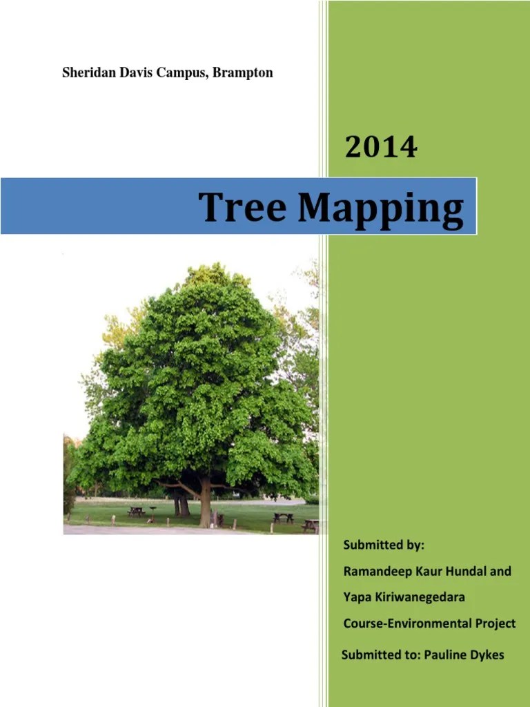 Tree Mapping 2014 PDF Trees Greenhouse Gas