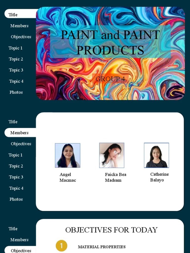 Properties, Applications, and Brands of Paint PDF Paint Materials