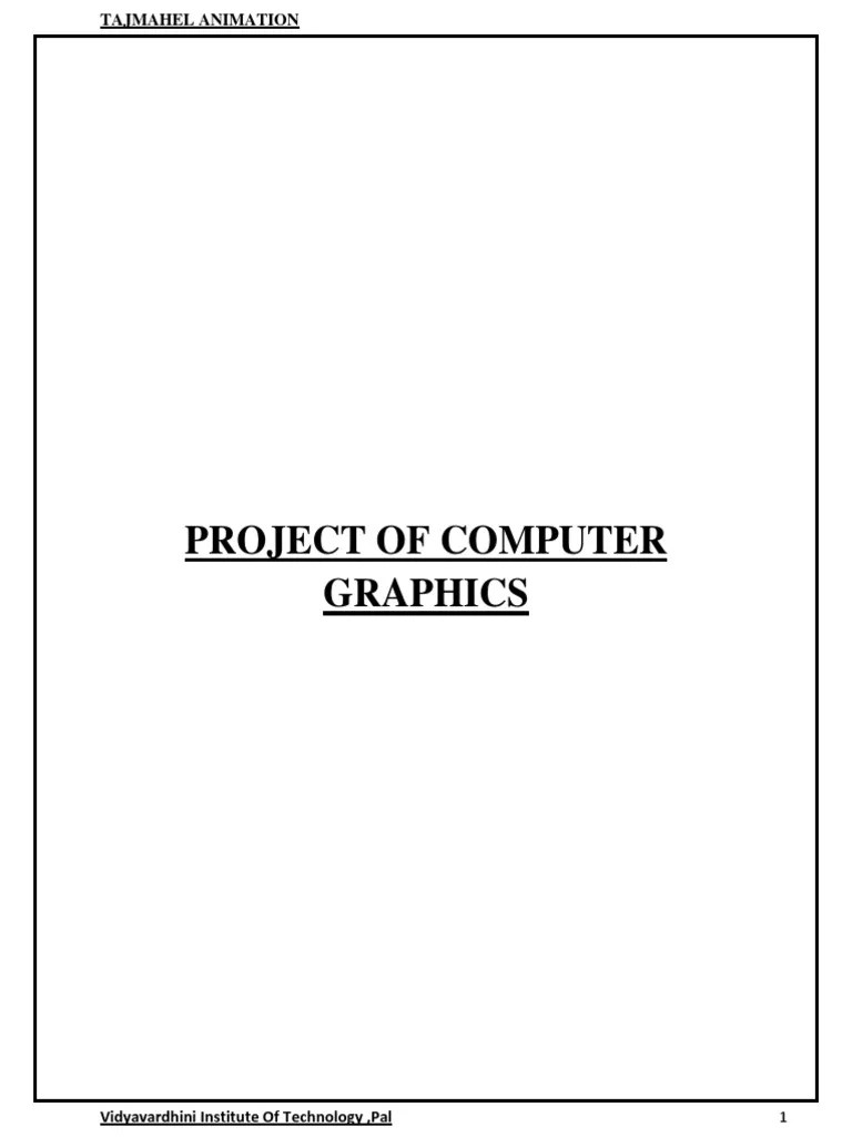 Project of Computer Graphics PDF Function (Mathematics) Graphics