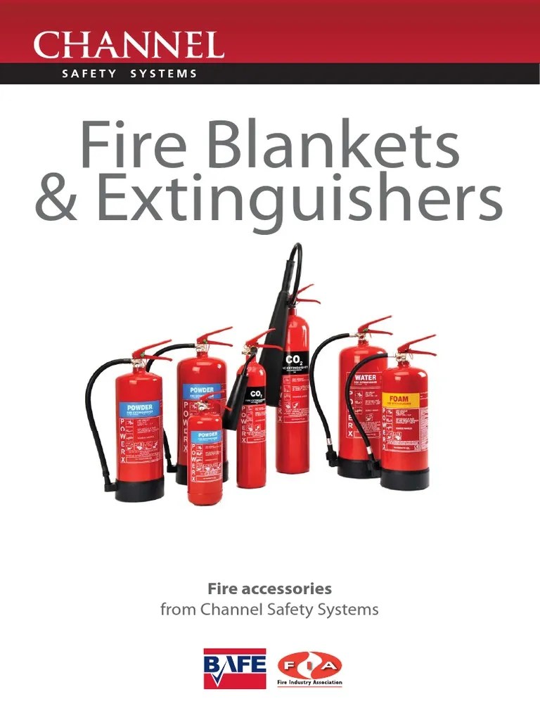 Fire Blankets Extinguishers 013 2 PDF Fires Chemistry